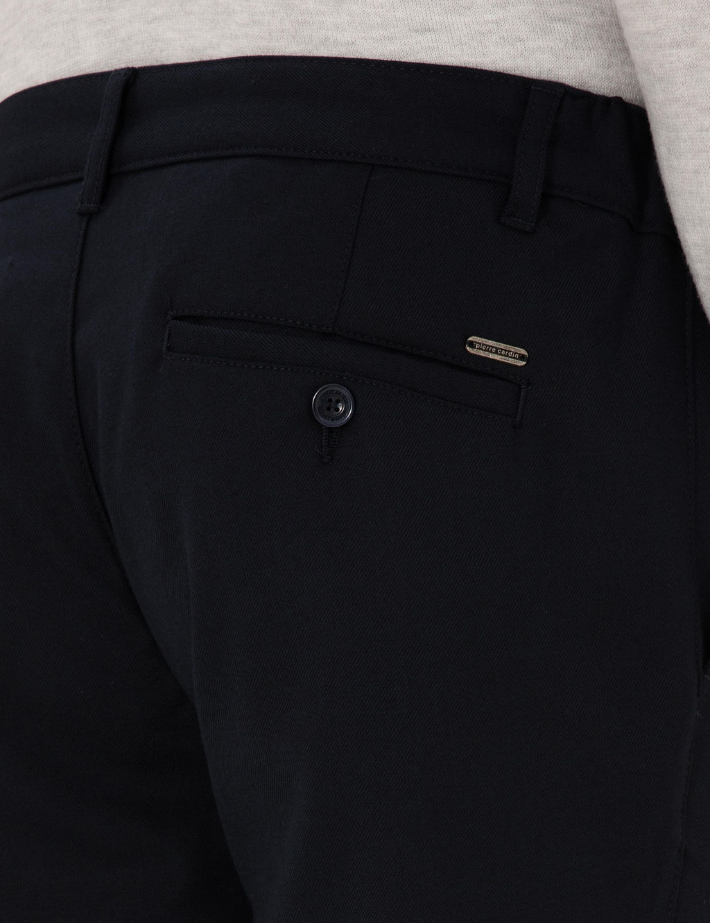 Lacivert Slim Fit Beli Lastikli Kanvas Pantolon - Pierre cardin фото 6