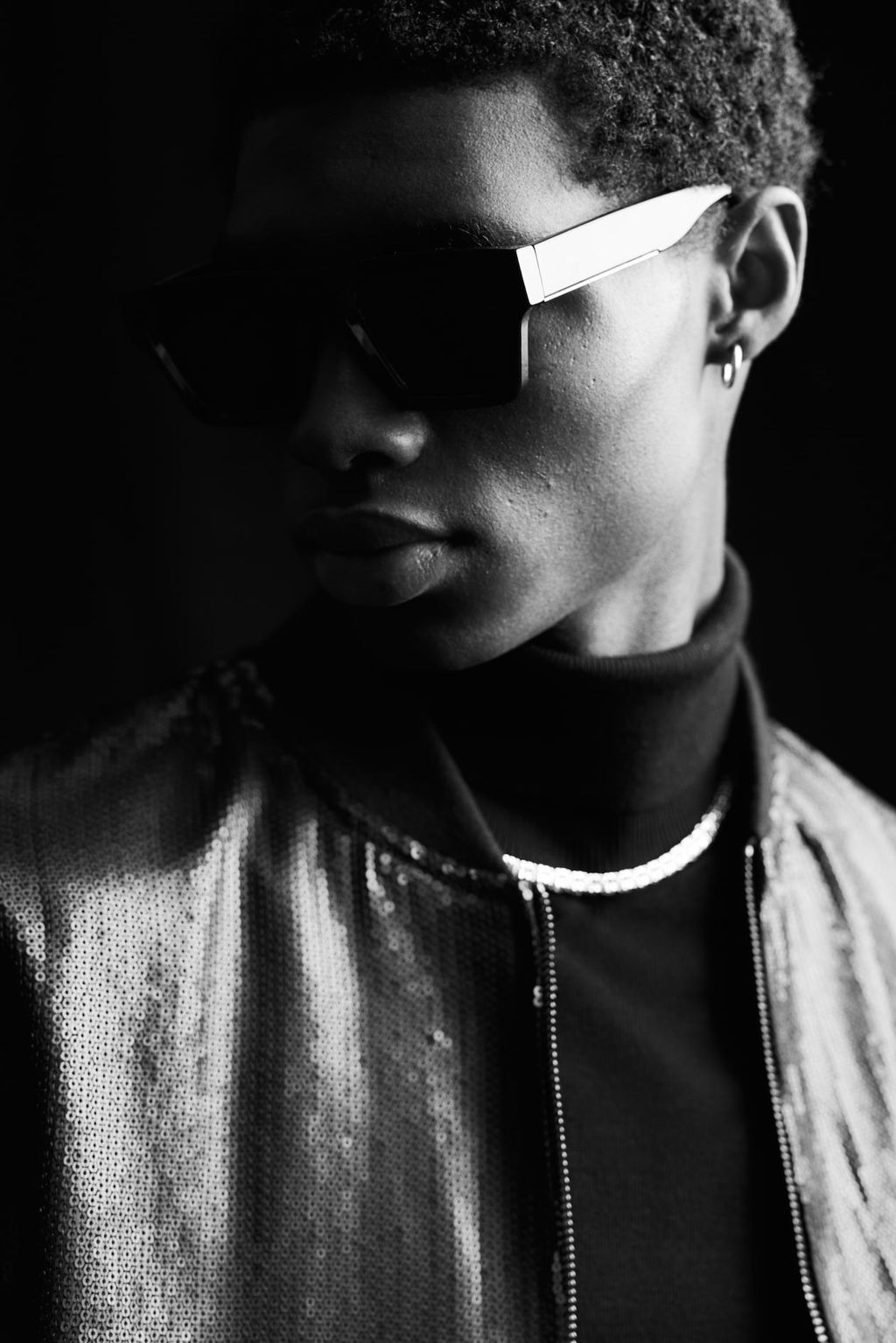 Cazadora bomber de lentejuelas Regular Fit - H&m фото 3