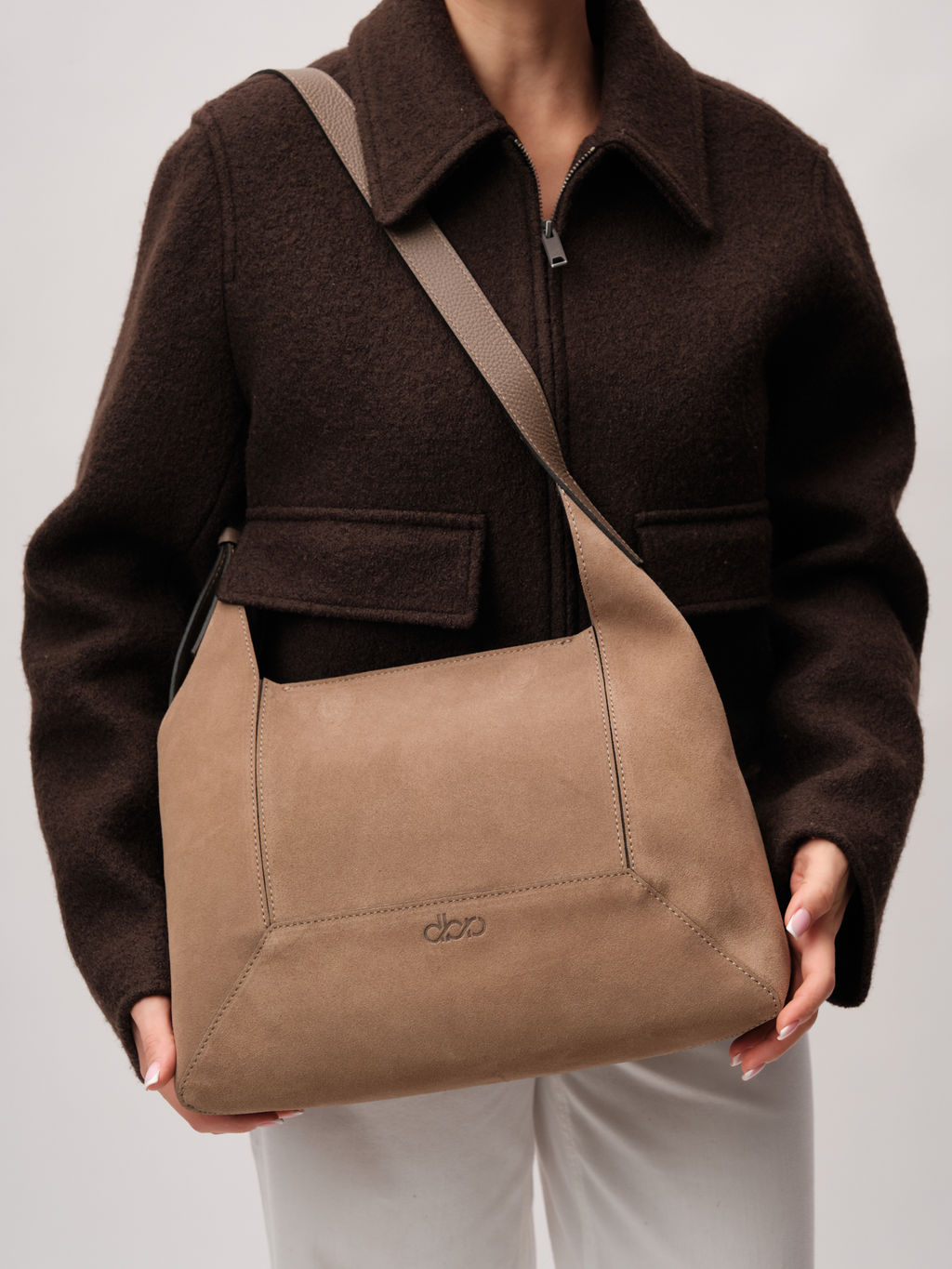 Сумка Mosaic DBR 31376 серо-коричневый  фото 6