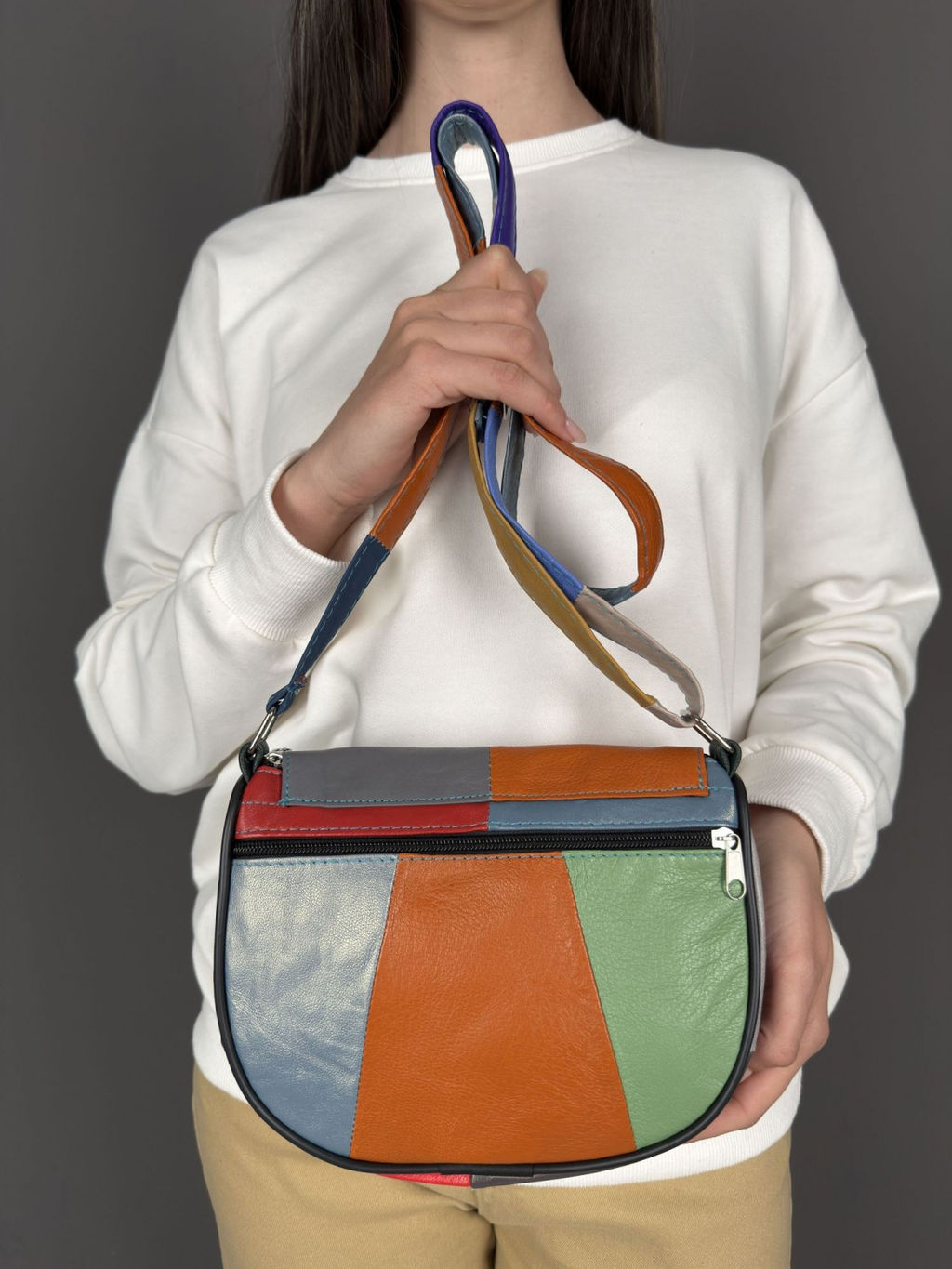 Сумка женская из телячьей кожи