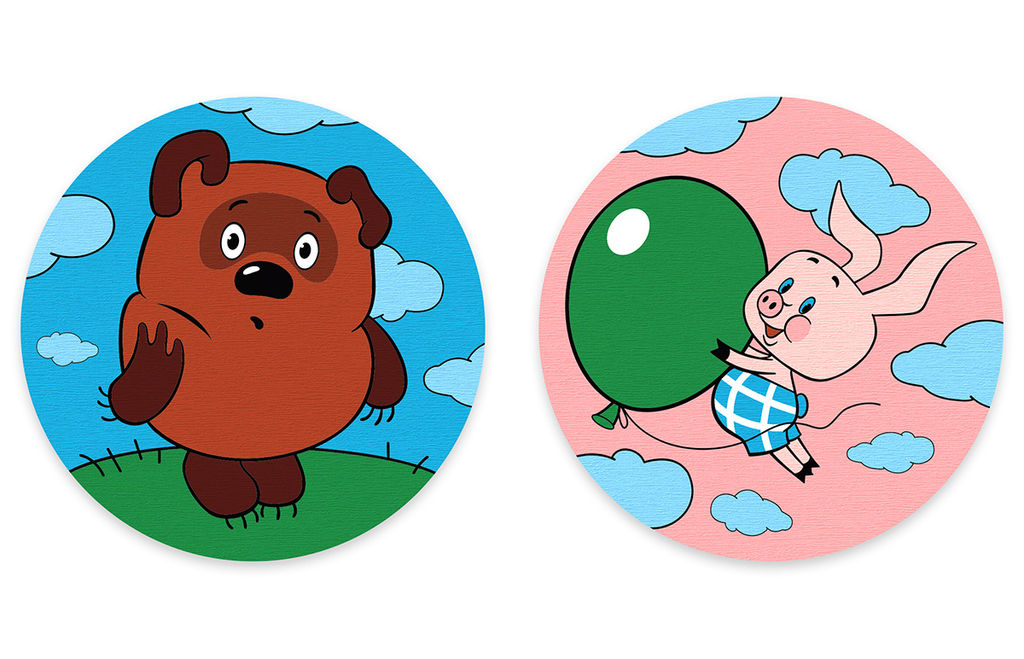 ФРЕЯ CMF-PNBM-001 Набор для раскрашивания по номерам (на магните) 9 х 9 см Приключения Винни-Пуха