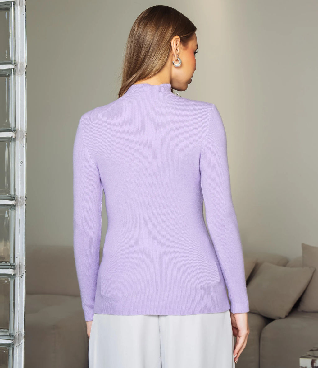Водолазка #КТ801 (16), лавандовый