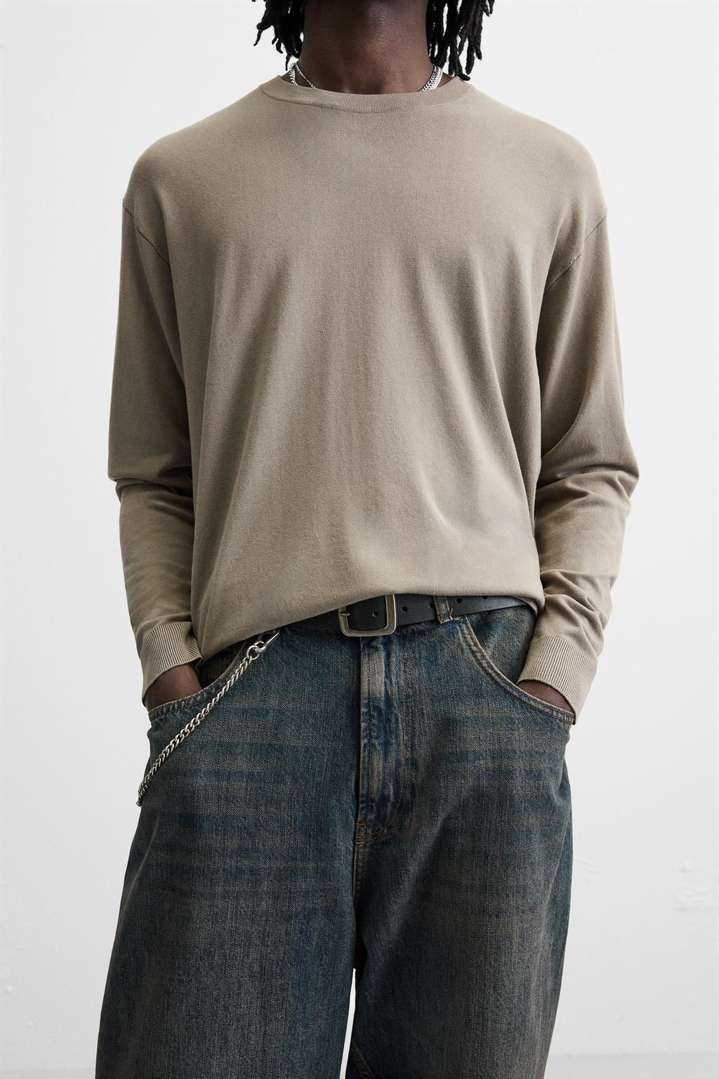 VISCOSE BLEND SWEATER - Zara фото 44