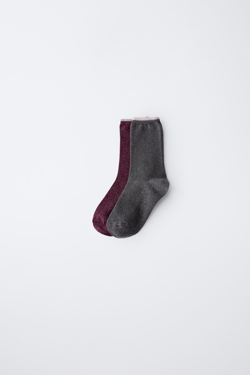 2-PACK OF LONG SHIMMER SOCKS