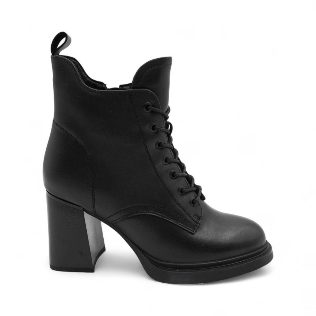 Ботинки из натуральной кожи Р-159-1 черные - Sport фото 2