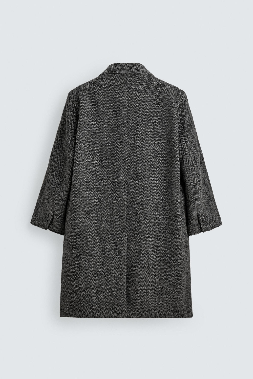 HERRINGBONE WOOL COAT - Zara фото 8