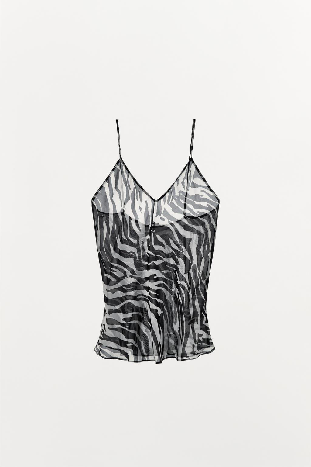 ANIMAL PRINT TOP - Zara фото 5