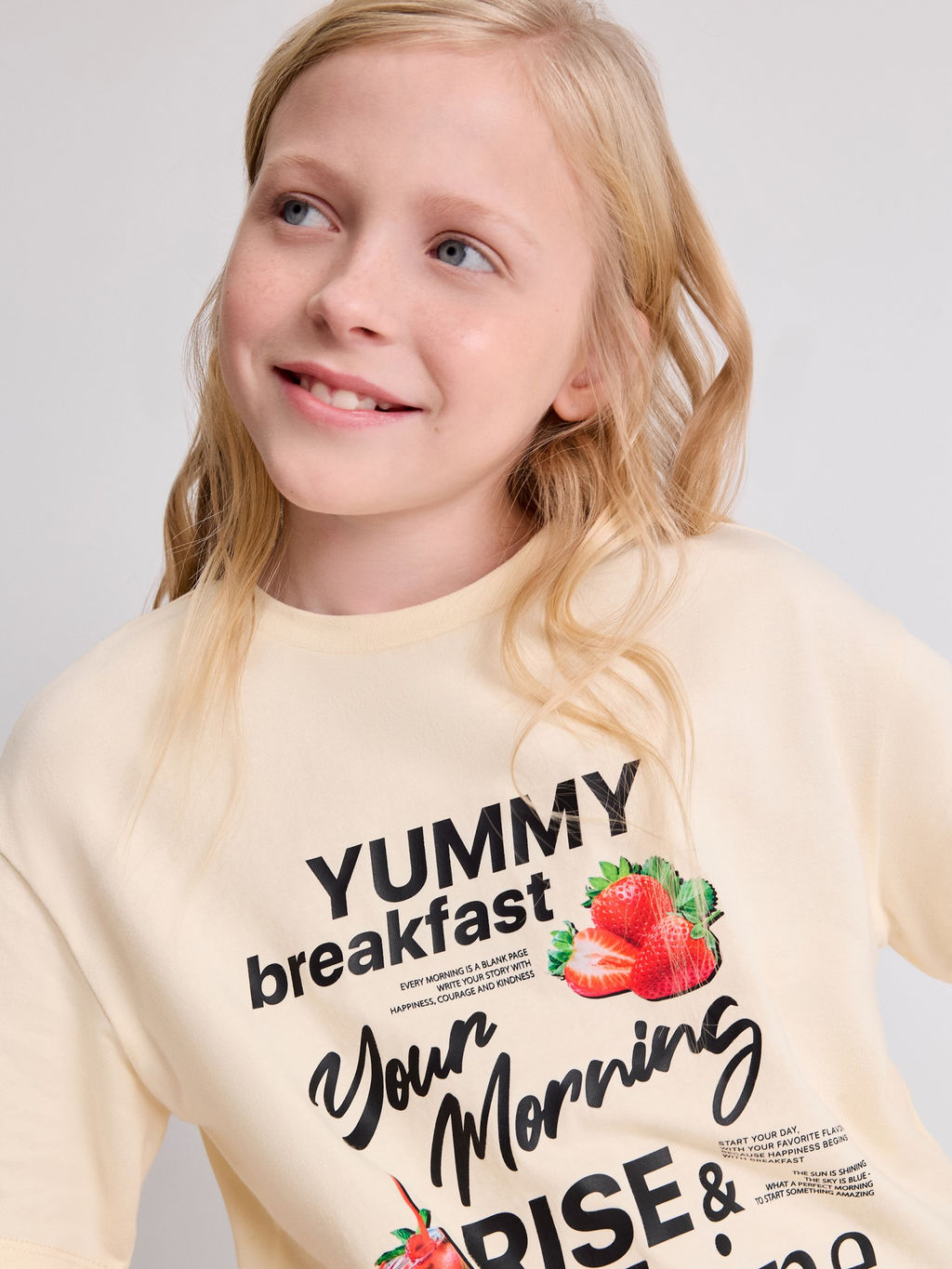 ACOOLA / Футболка детская для девочек Sonora бежевый  фото 5