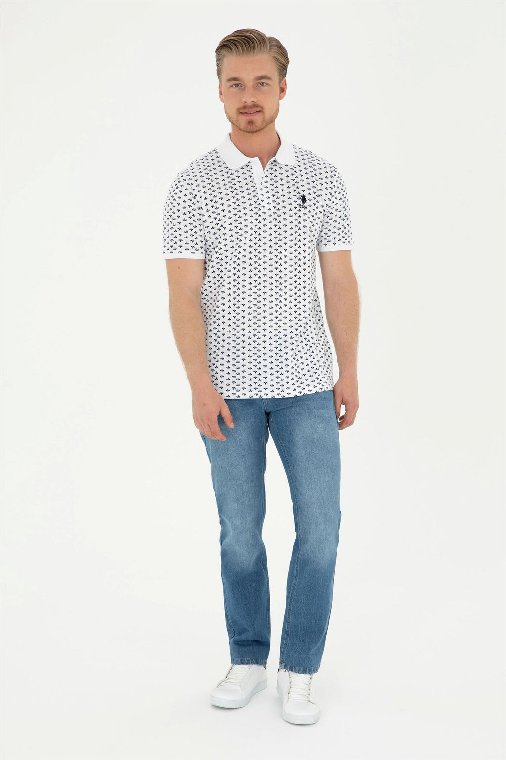 U. S. Polo Assn / Мужские голубые джинсовые брюки - U.s. polo assn фото 3