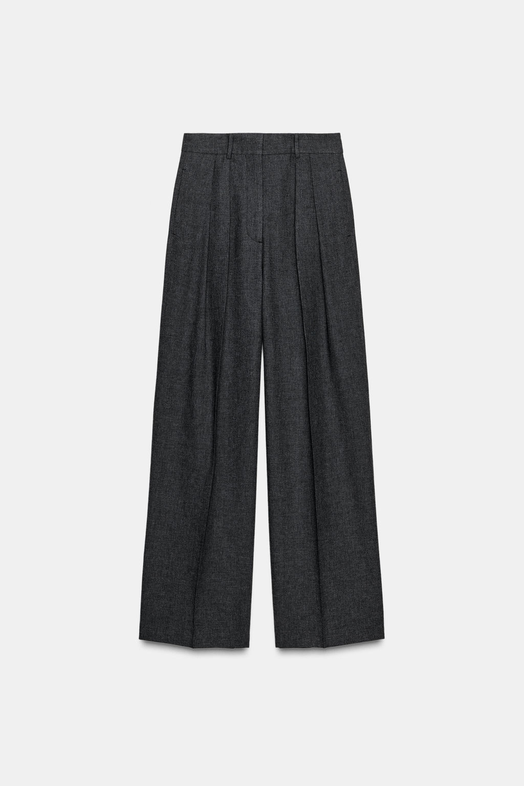 ZW COLLECTION WIDE-LEG TROUSERS WITH DARTS - Zara фото 4