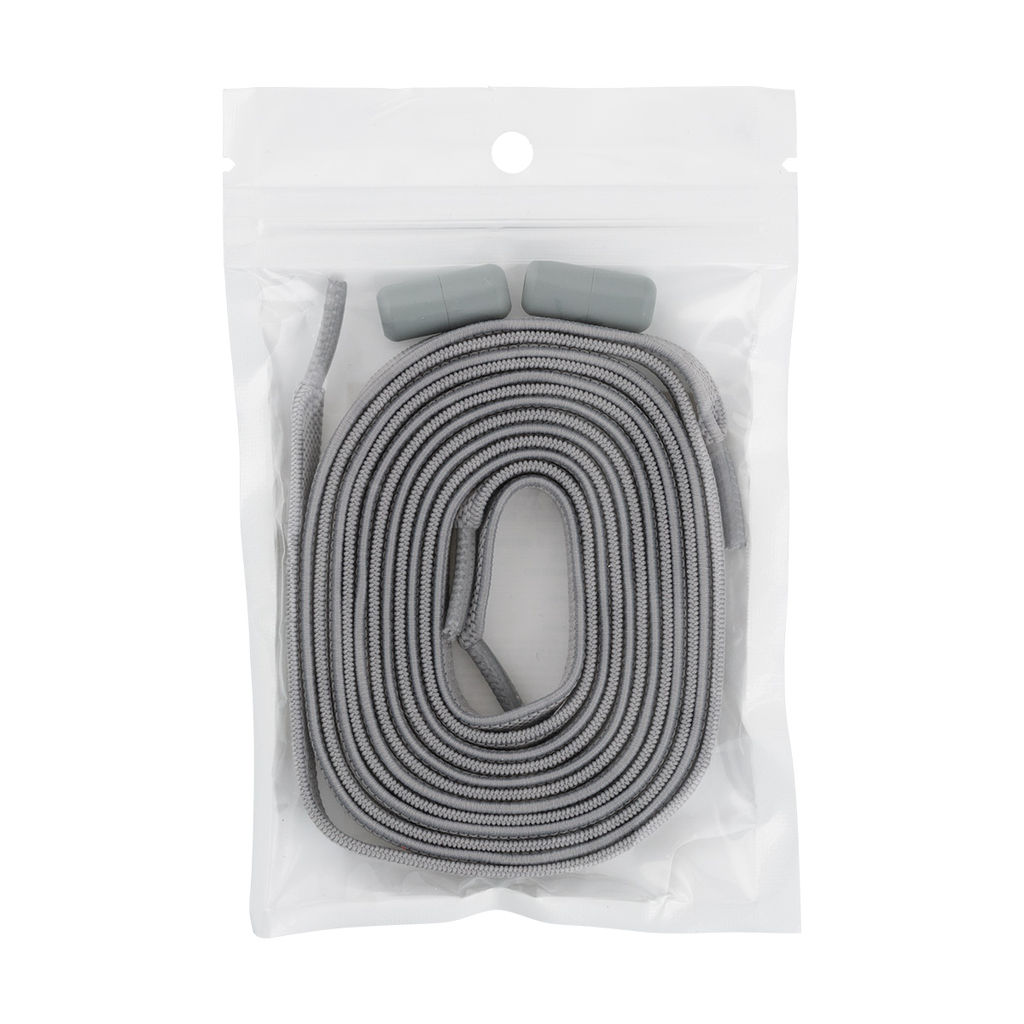 Gamma шнурки эластичные с застежкой GBG-06 6 мм №6 Серый