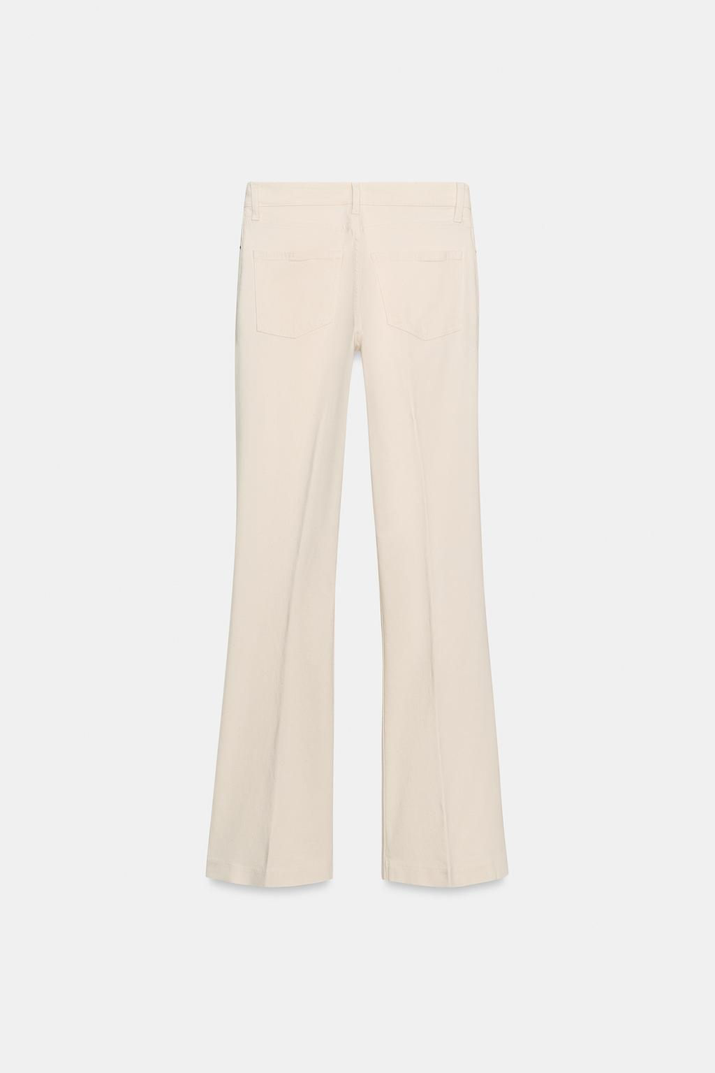 JEANS ZW COLLECTION BOOTCUT TIRO MEDIO / Crudo - Zara фото 16