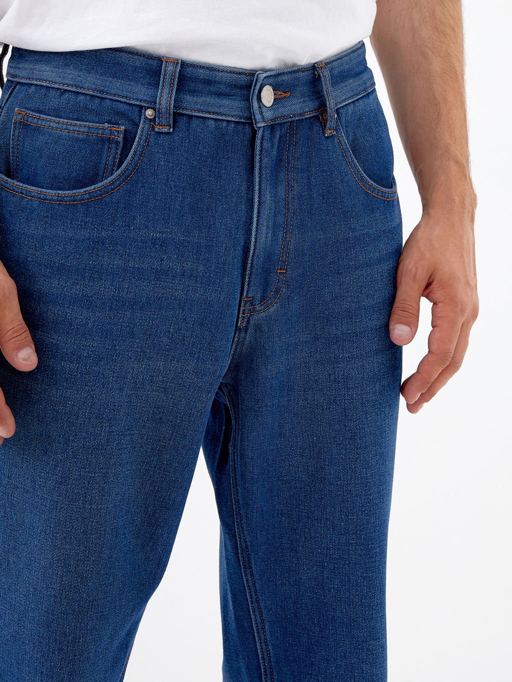 Утепленные Мужские джинсы TAPER-SLIM - Mossmore фото 29