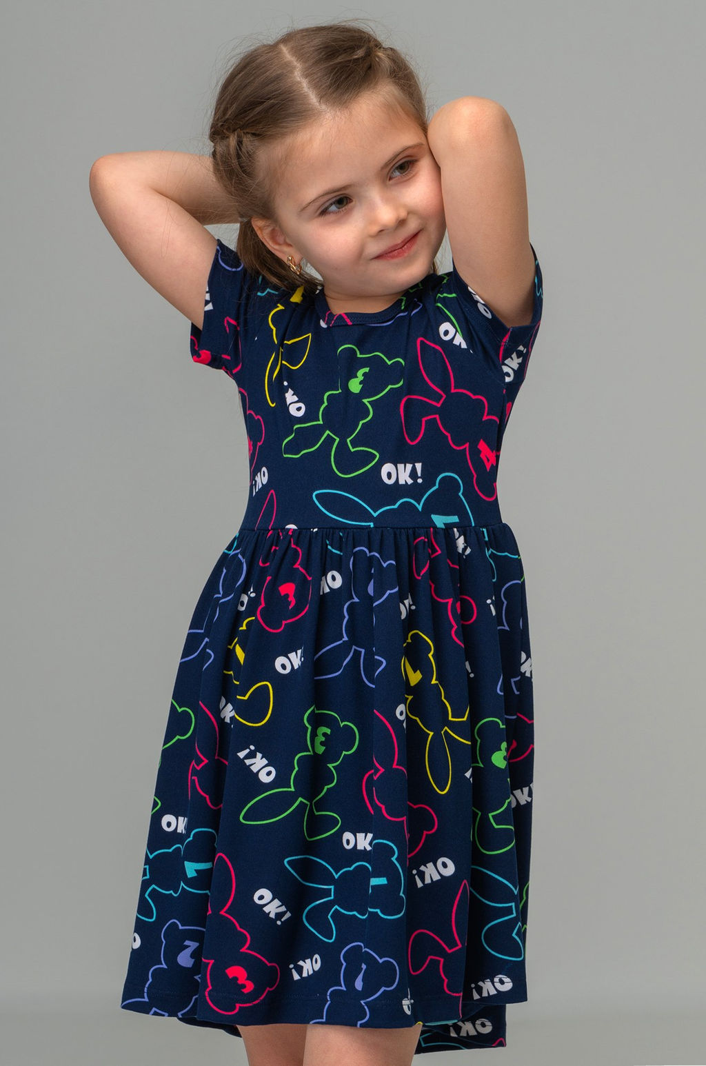 Летнее платье из бамбука для девочки Happyfox