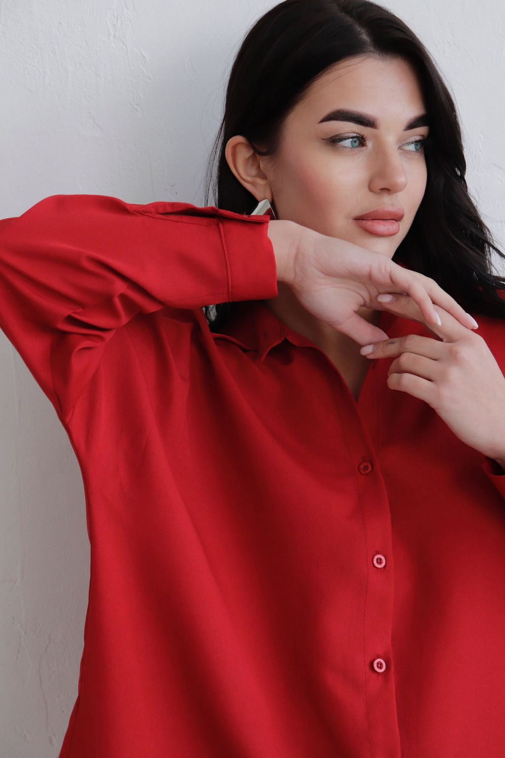 Рубашка удлинённая свободного силуэта - Martichelli фото 24