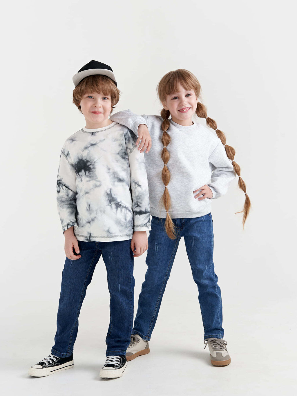 Джинсы прямые Синие - Bungly фото 10