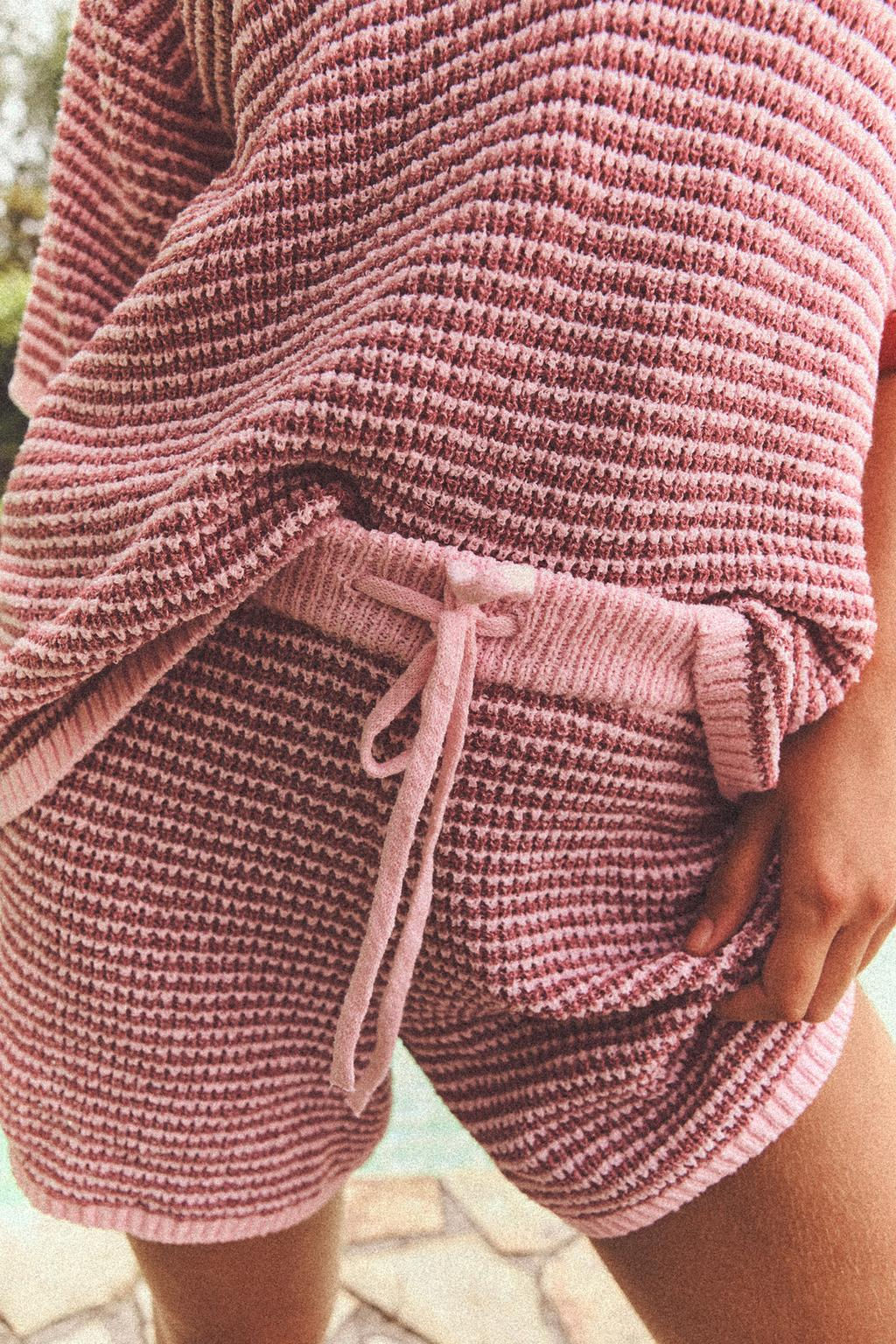 HIGH-WAIST KNIT SHORTS - Zara фото 2