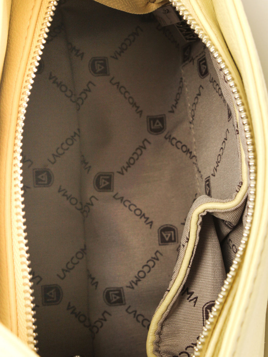 LACCOMA сумка Ассоль-бледно желтый эко кожа хлопок