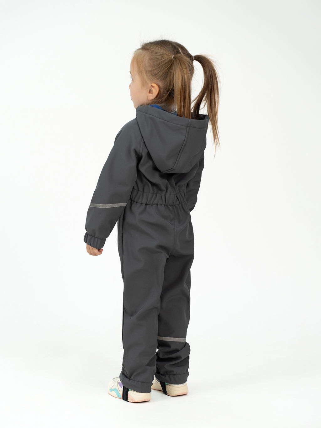 Комбинезон демисезонный серый