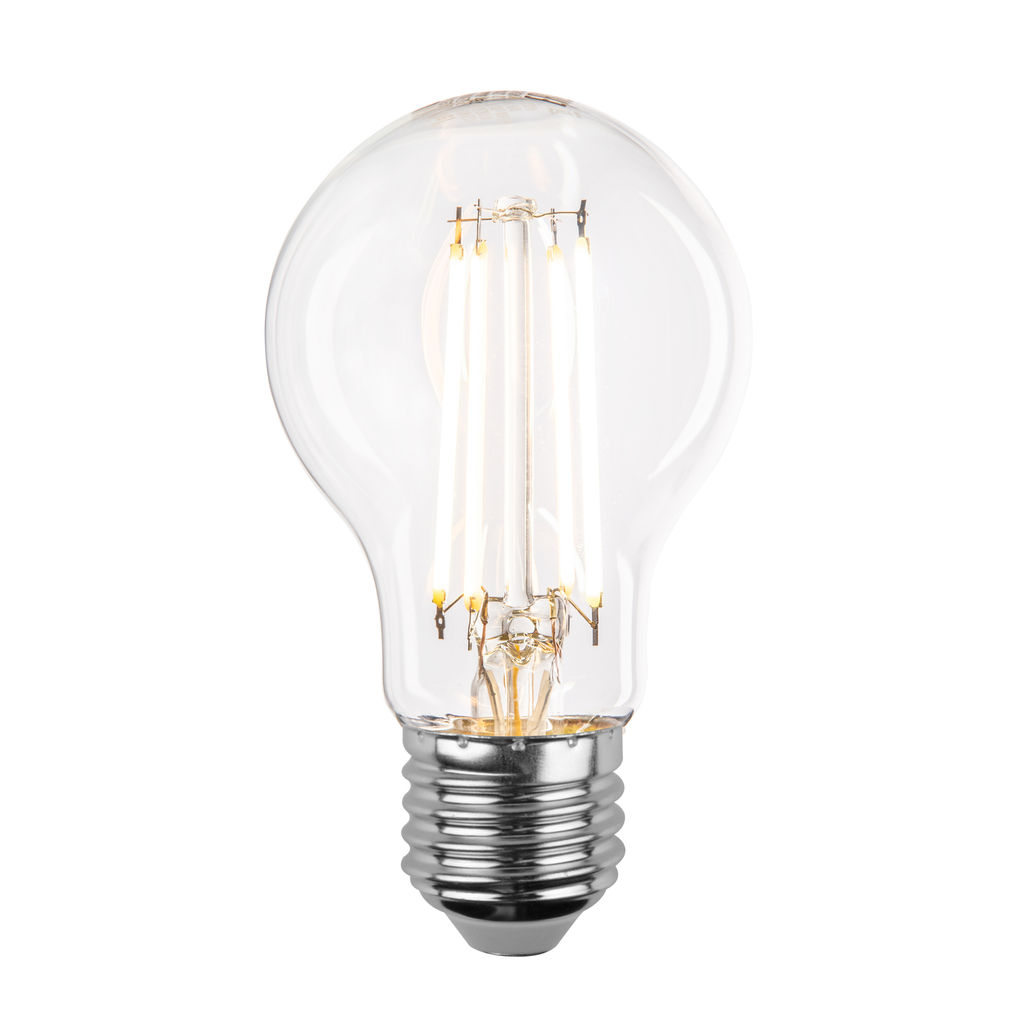 LED-A60-7W/SW/E27/230V/WF/CL GLS81TR Умная лампа светодиодная Wi-Fi+Bluetooth, диммируемая. Форма "А", прозрачная. Стеклянная колба. 2700-6500K. Голосовое управление+приложение UnielSmart. TM Uniel