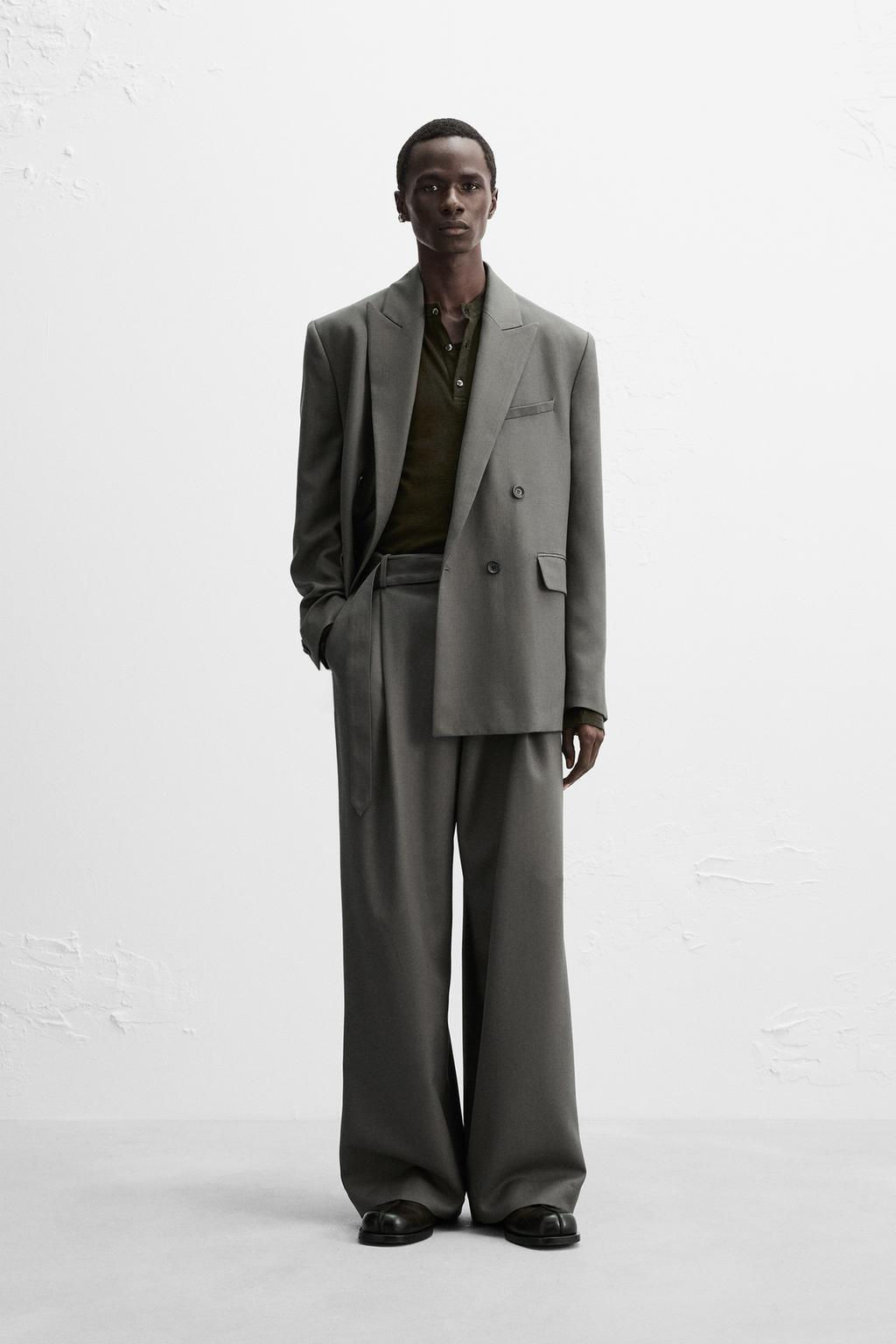 DOUBLE-BREASTED SUIT BLAZER X NANUSHKA - Zara фото 10