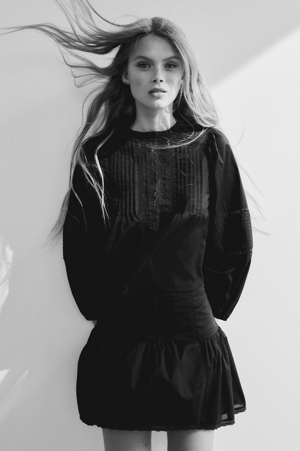 Blusa de algod?n con jaretas - H&m фото 3