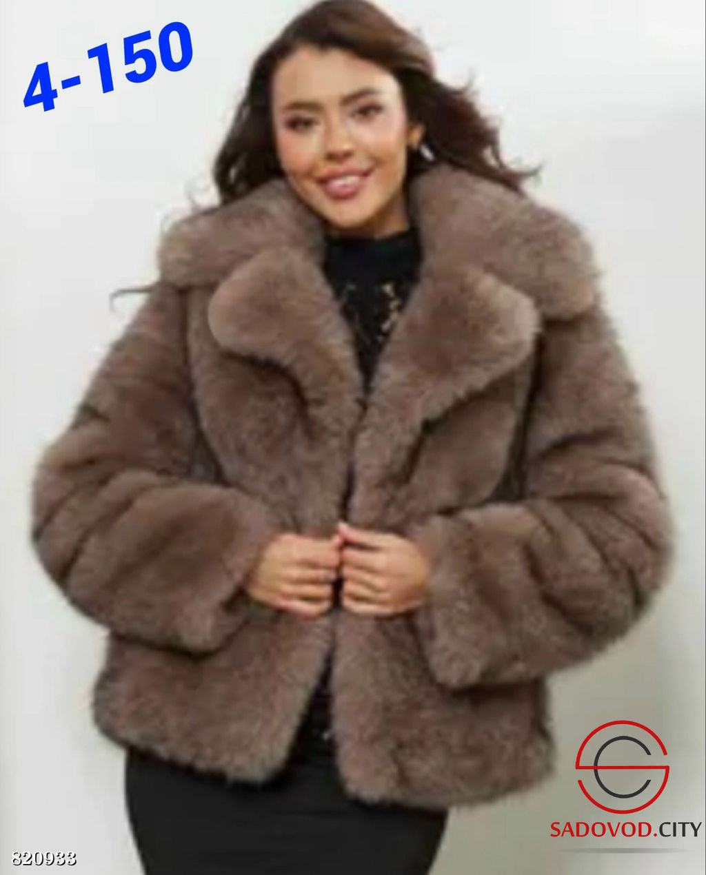 Шуба женская из искусственного меха - Bruno фото 2