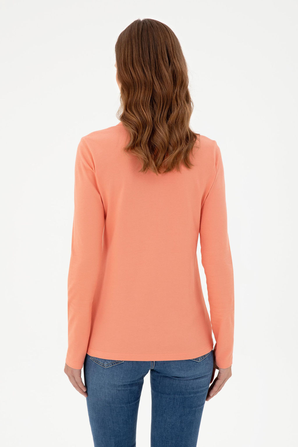 Женский базовый свитшот Salmon Неожиданная скидка в корзине - U.s. polo assn фото 5