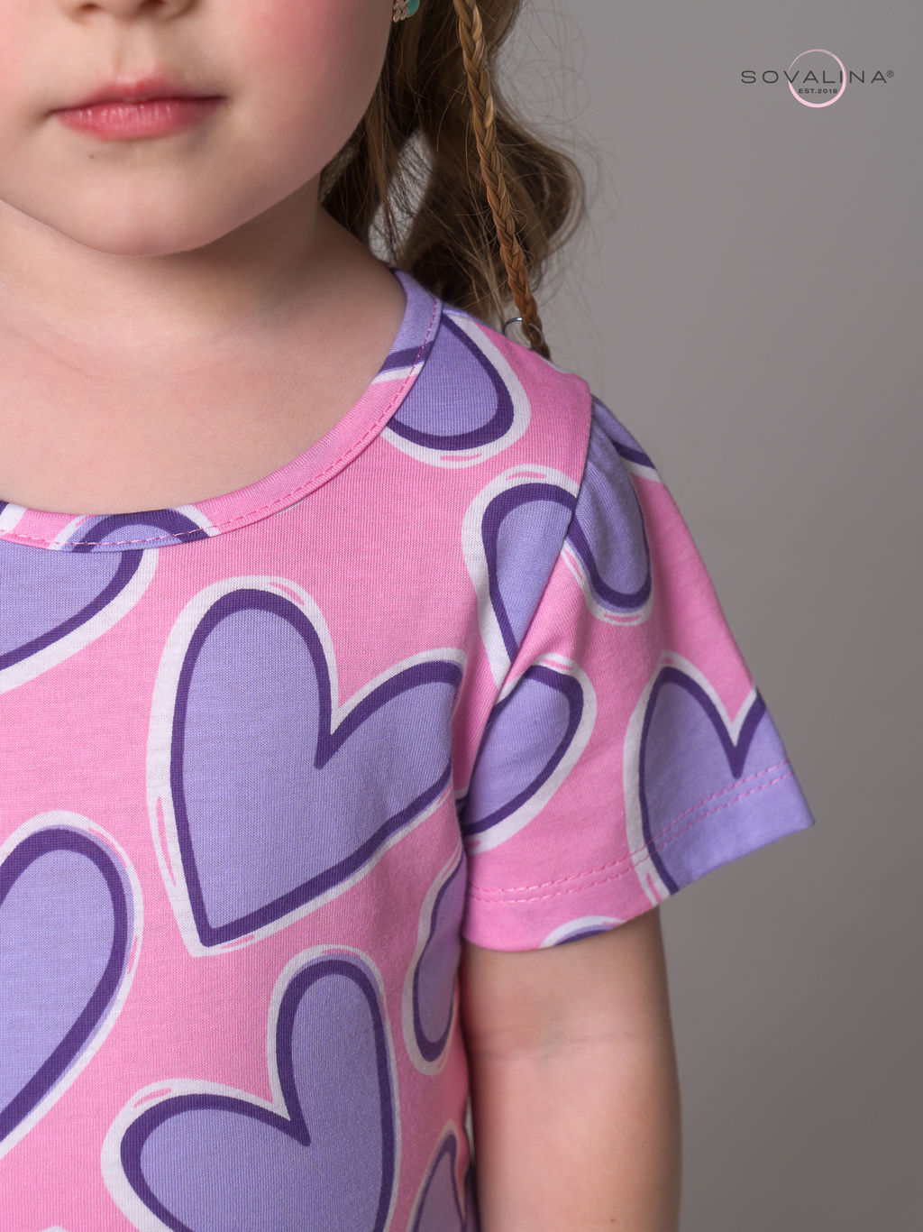 Костюм Актив сиреневые сердца-барби - Sovalina фото 4