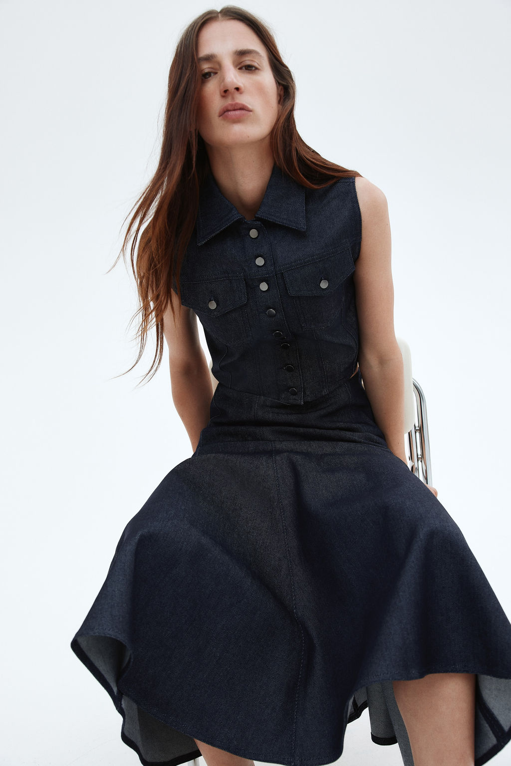 Falda denim con vuelo - H&m фото 2