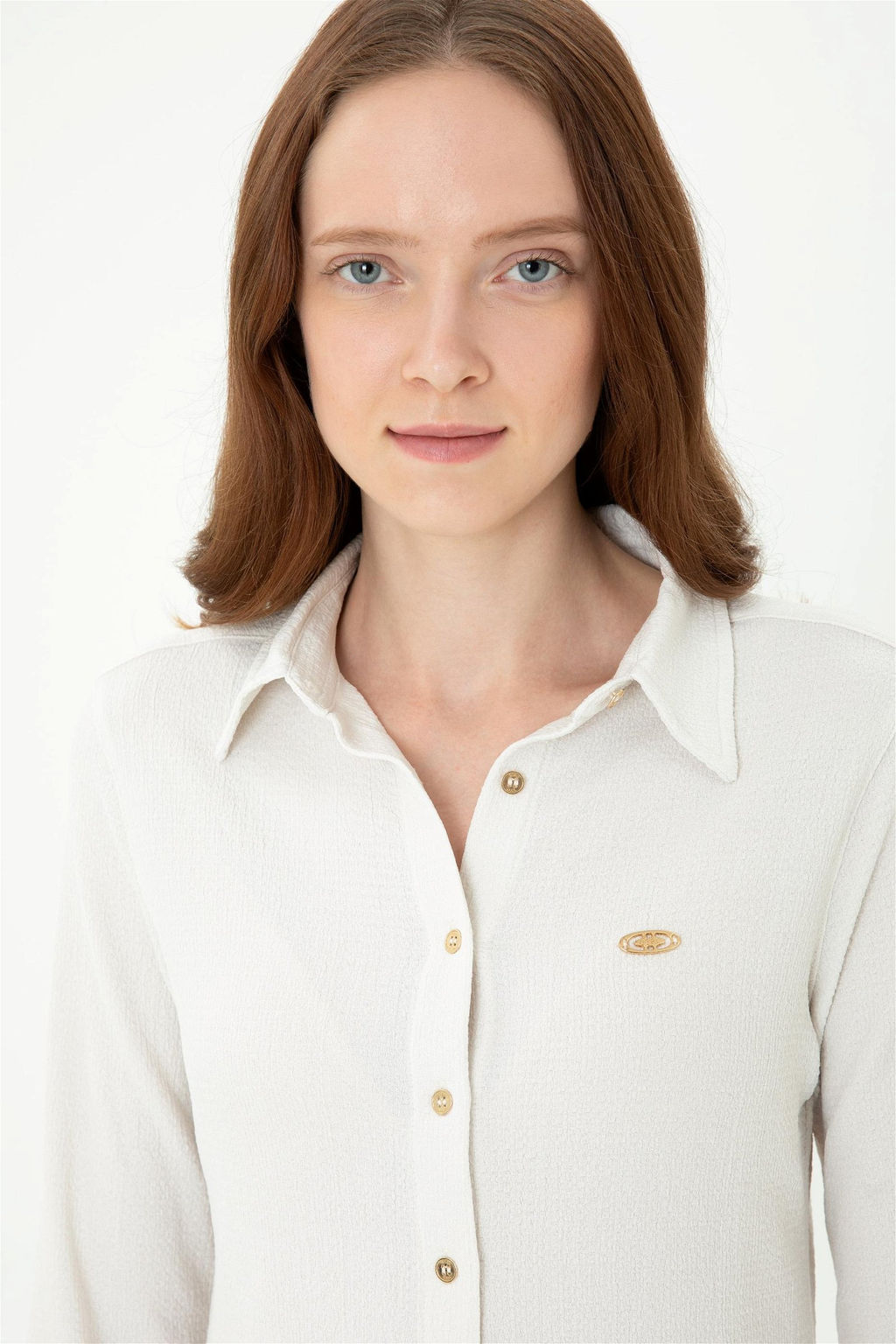 U. S. Polo Assn Женская трикотажная рубашка с камнями - U.s. polo assn фото 2