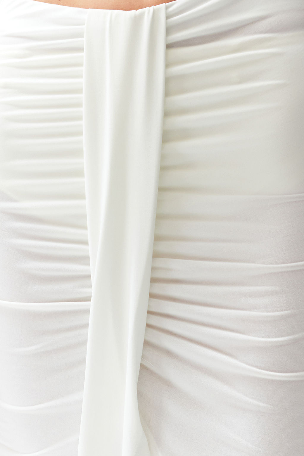 Plaj Giyim Ekru Dokuma Maxi Etek TBESS23ET00021