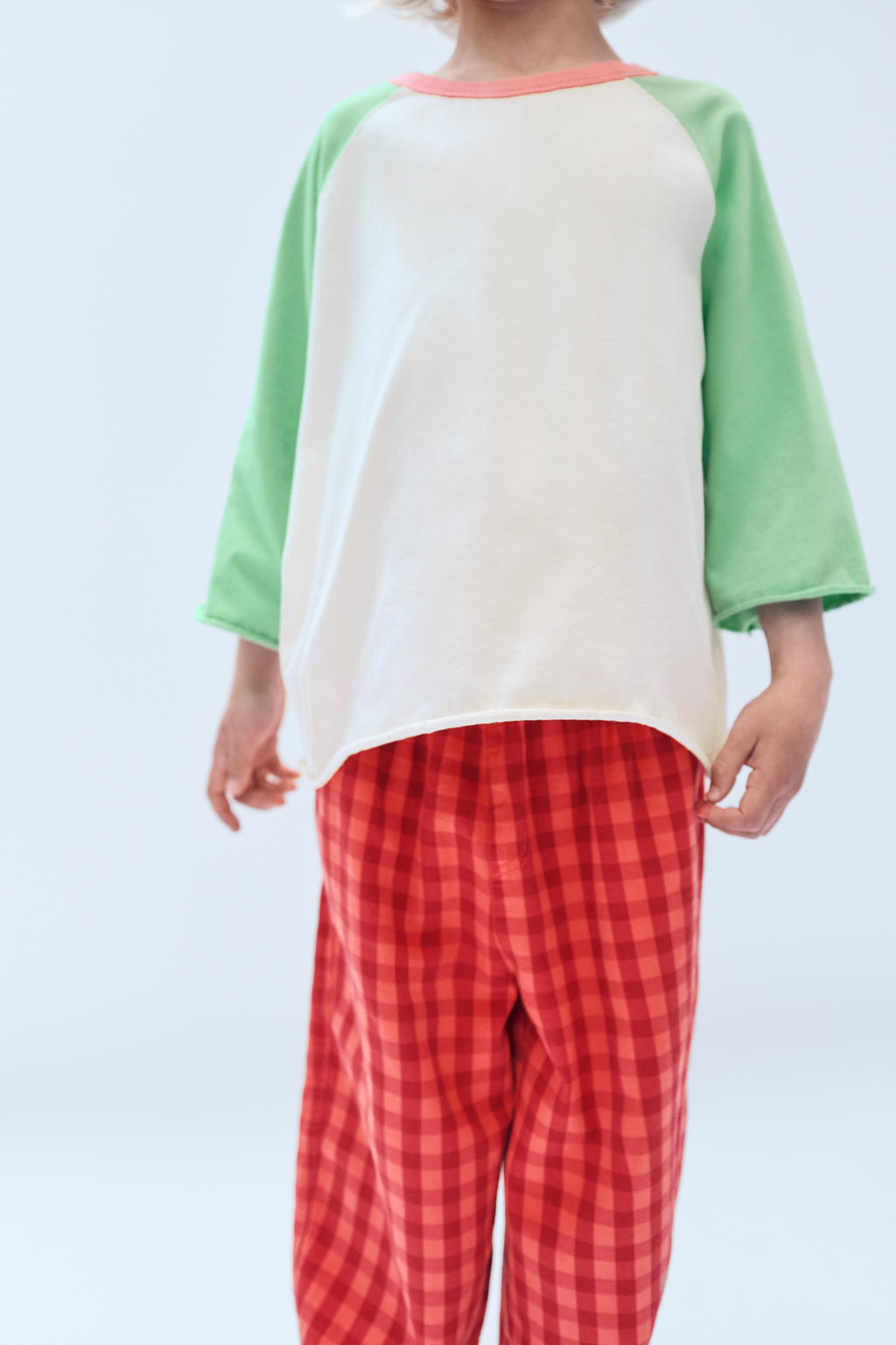 2-14 A?OS/ PANTAL?N BAGGY CUADRO VICHY LIMITED EDITION / Estampado - Zara фото 5
