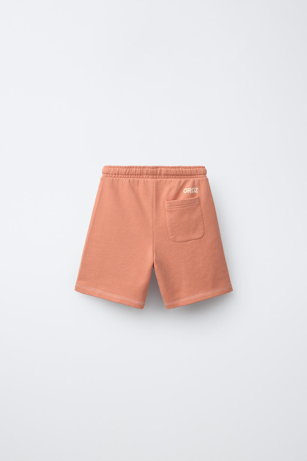 BERMUDA FELPA GARMENT DYE LOGO / Naranja - Zara фото 2