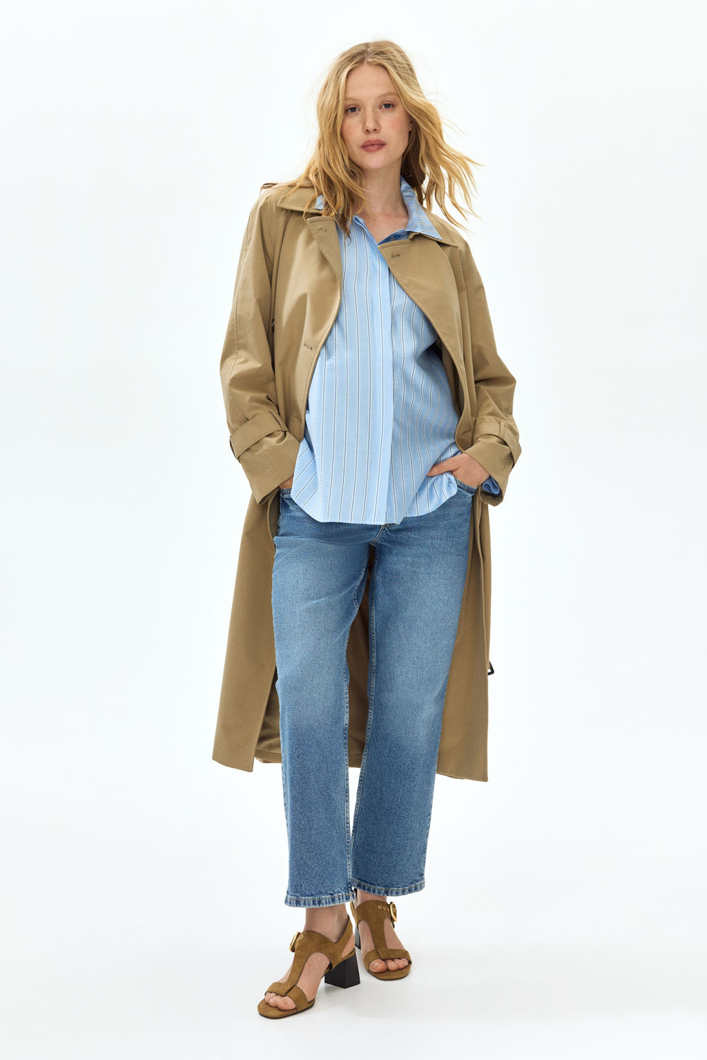 MAMA Straight Ankle Jeans - H&m фото 3