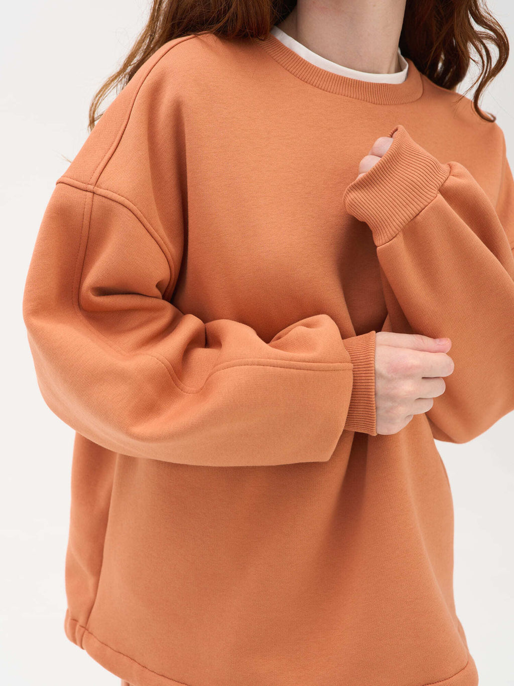 Свитшот "Карамель" женский утепленный