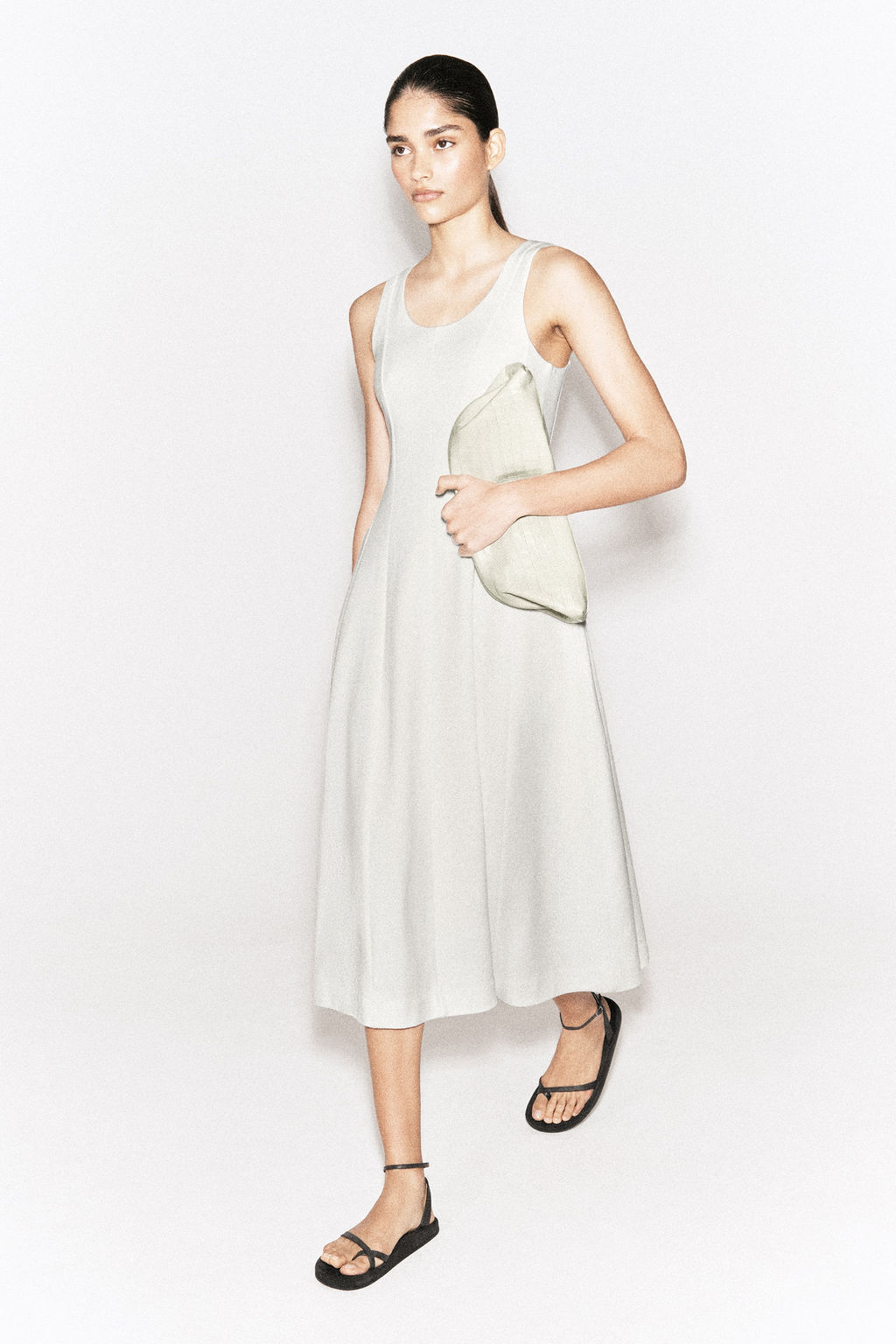 VESTIDO MIDI ESCULPIDO DE ALGOD?N - H&m фото 5