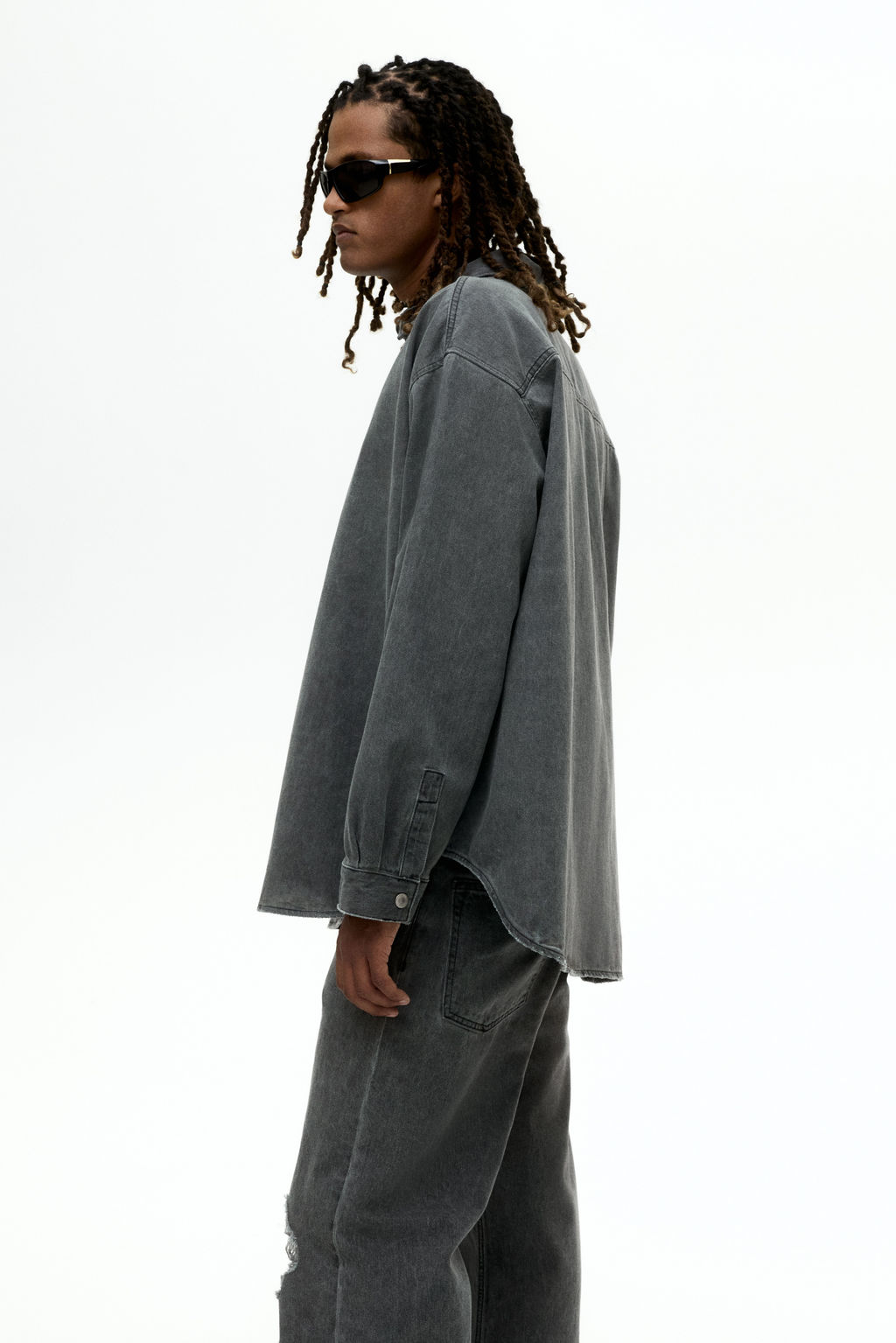 Camisa denim Oversized Fit - H&m фото 4