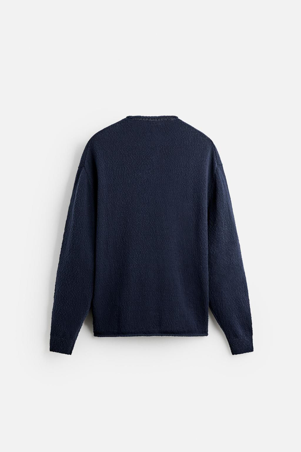 TEXTURED STRUCTURAL SWEATER - Zara фото 7