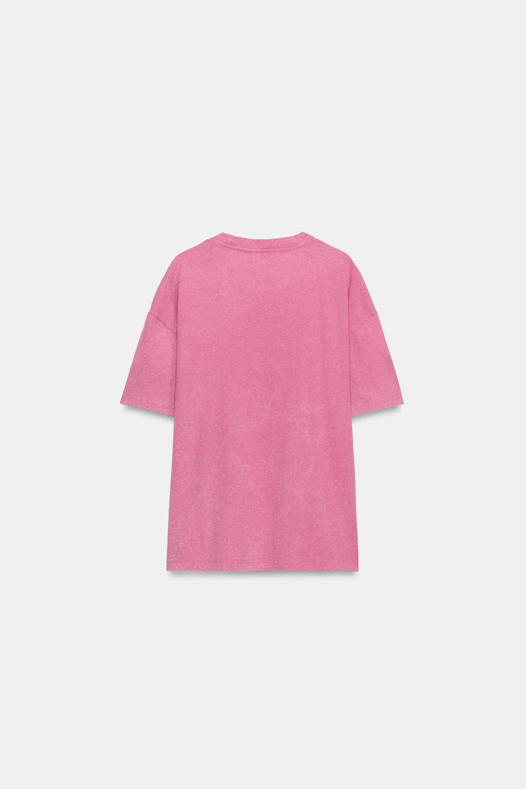 CAMISETA EFECTO LAVADO BRILLOS / Rosa - Zara фото 5