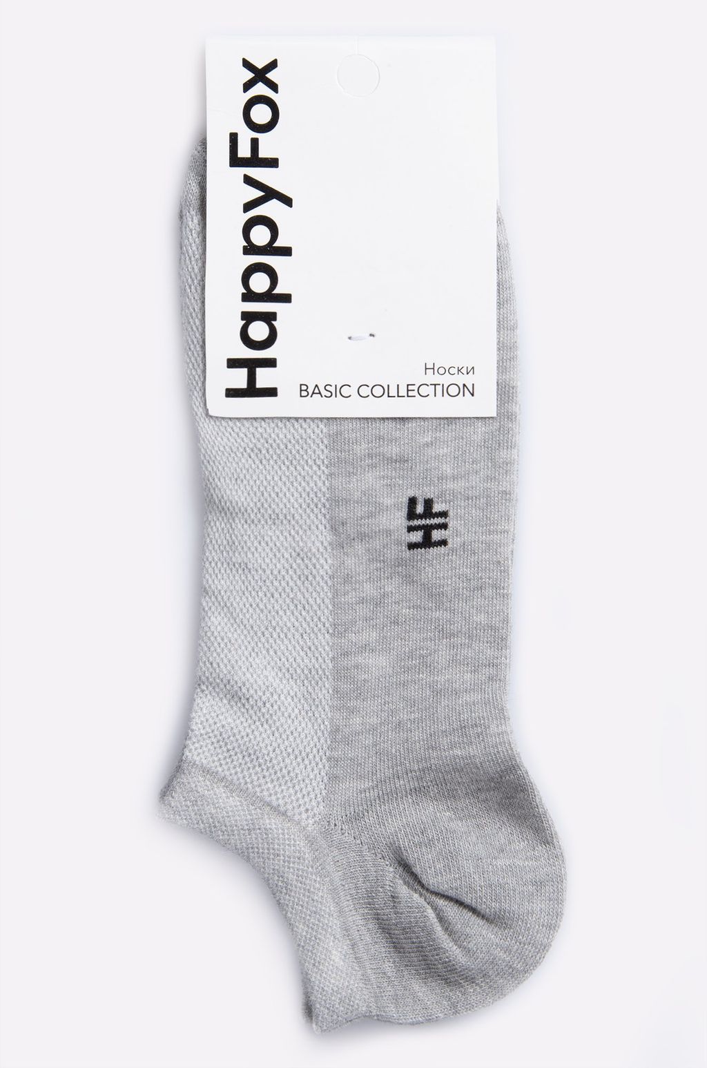 Цена за 6 шт. Укороченные базовые носки в сетку Happy Fox  фото 5