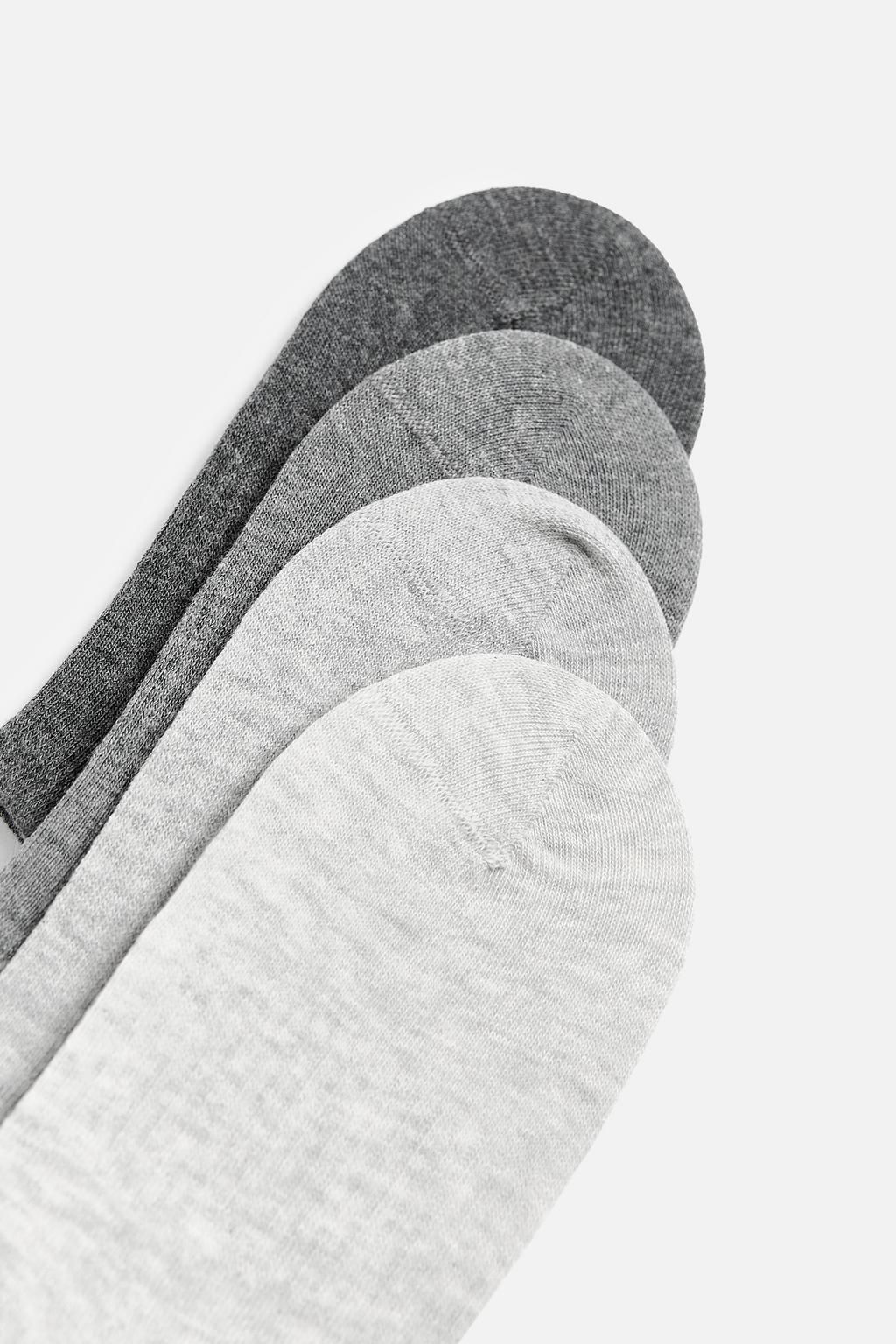 4-PACK OF NO-SHOW SOCKS - Zara фото 2