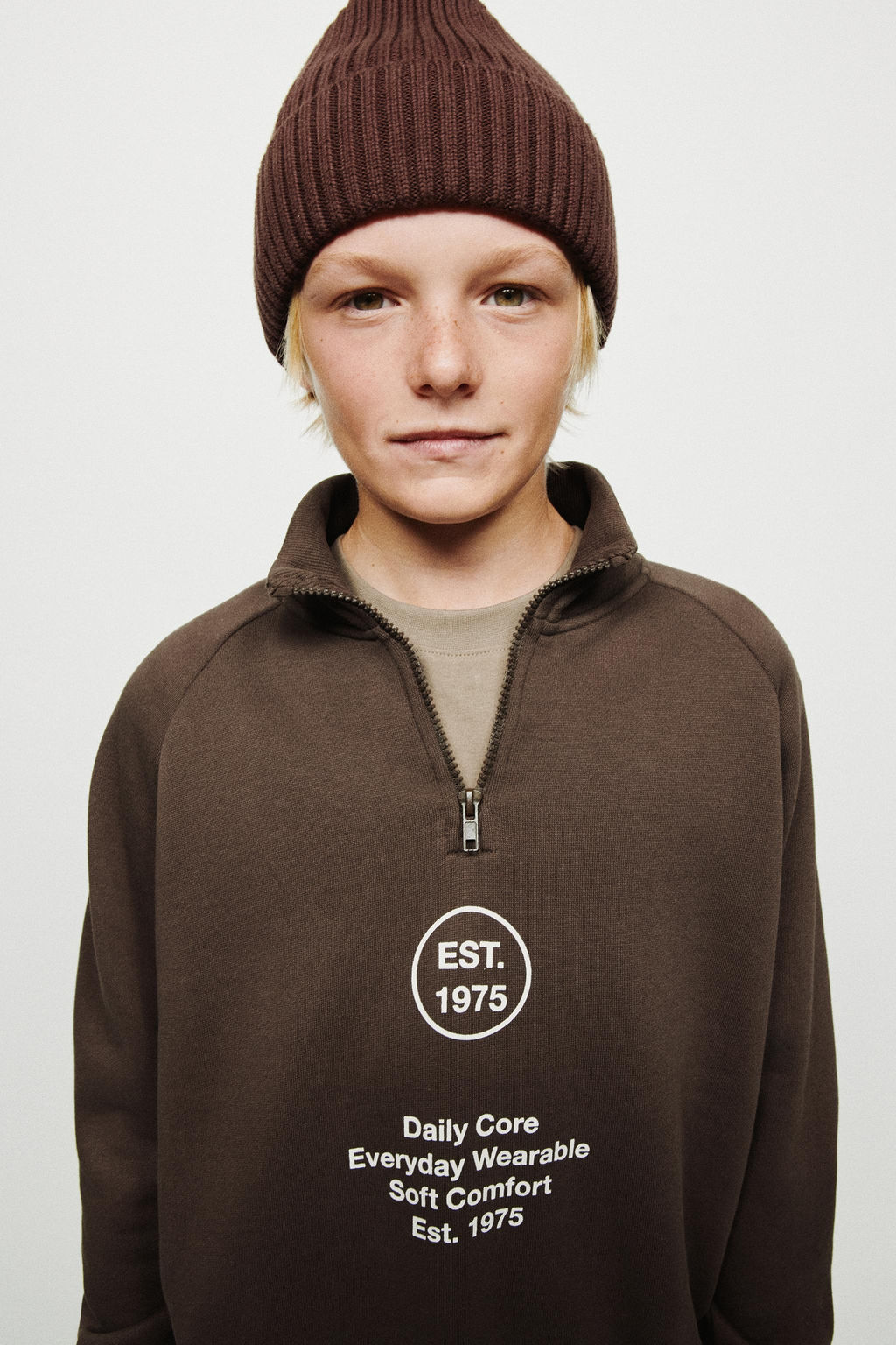 SPORTY SWEATSHIRT WITH SLOGAN - Zara фото 8