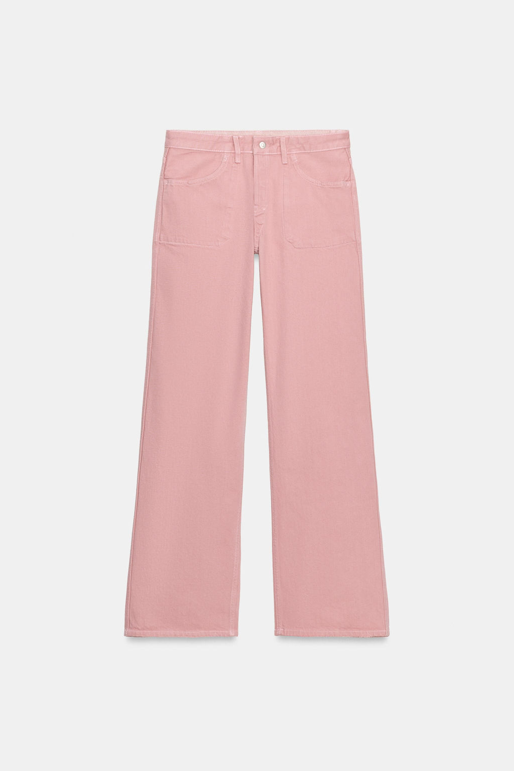 JEANS TRF REVERSIBLE TIRO MEDIO / Rosa - Zara фото 11