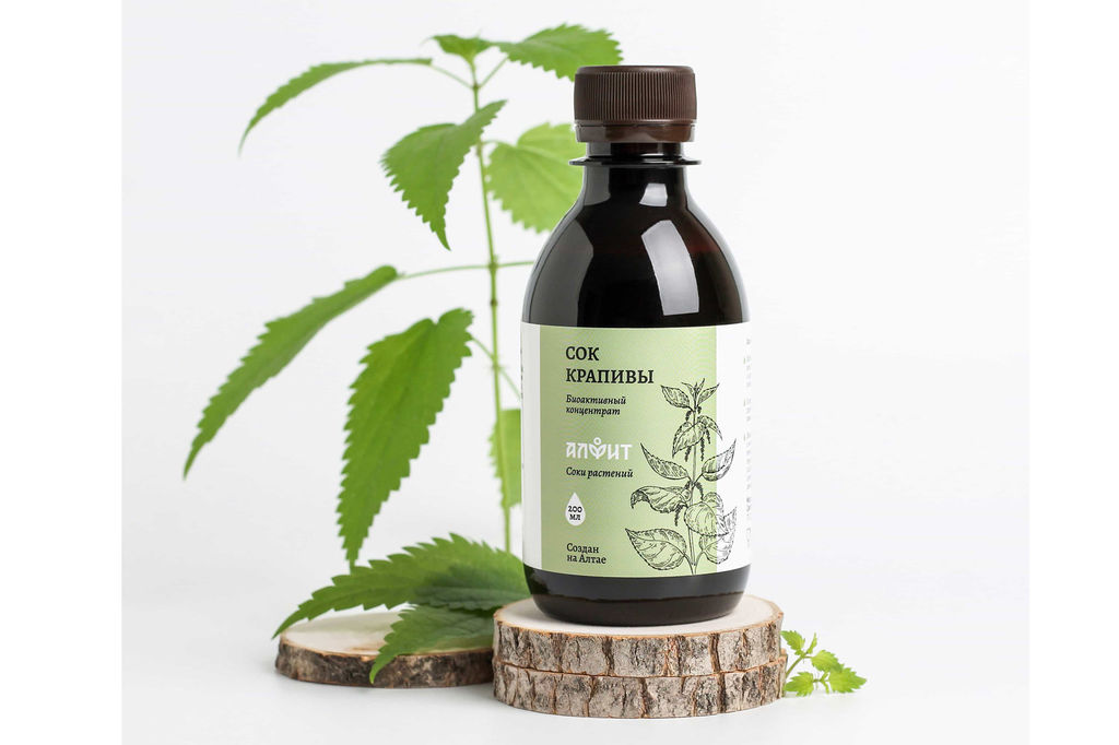 Сок крапивы 200 мл Алфит 6802