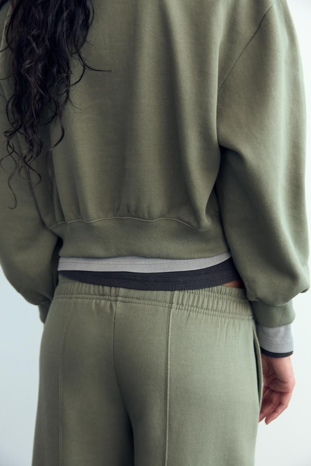 STRAIGHT-LEG PLUSH TROUSERS - Zara фото 18