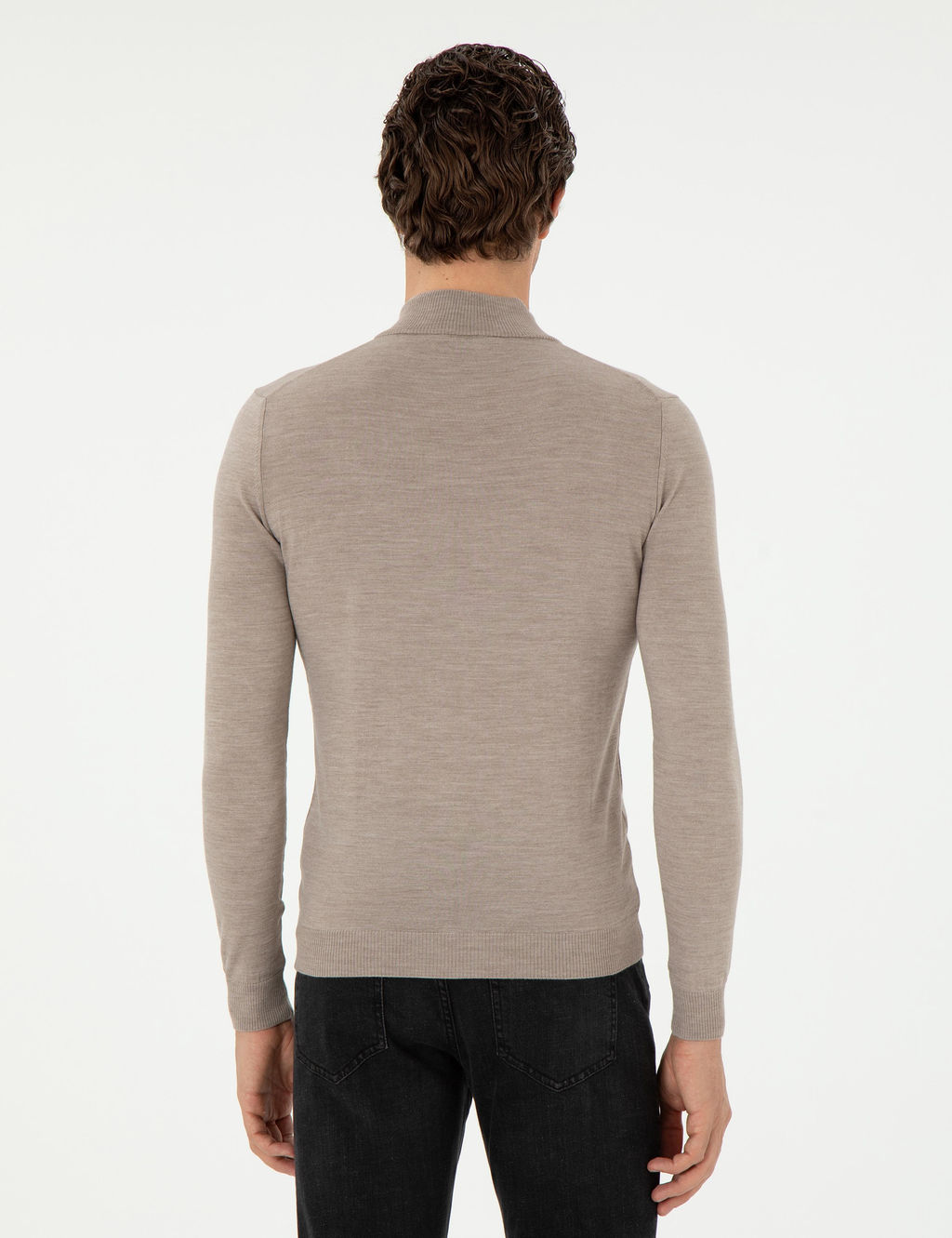 Базовый свитер стандартного кроя из норки - Cacharel фото 5