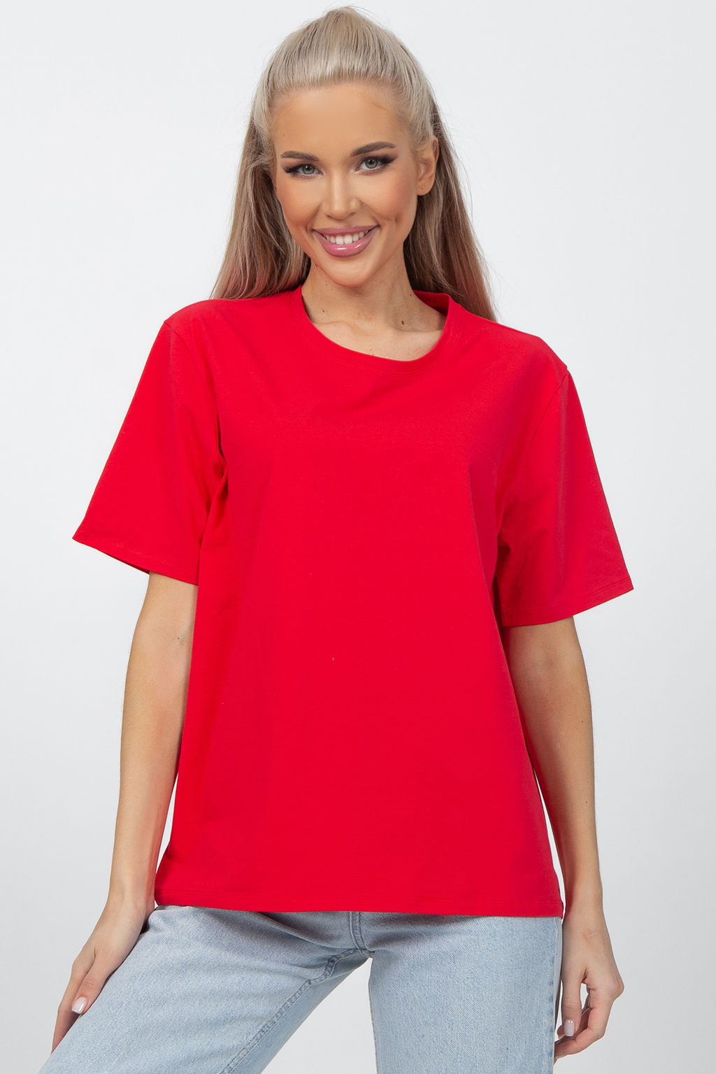 Футболка Базовая (красный) - Эльза фото 2