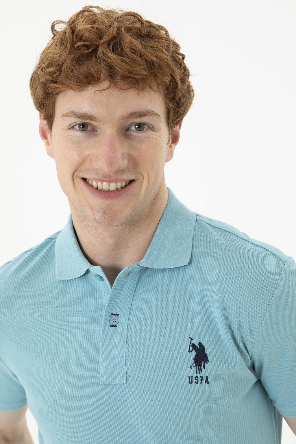 Футболка U.S. Polo Assn базовая мятная хлопок  фото 2