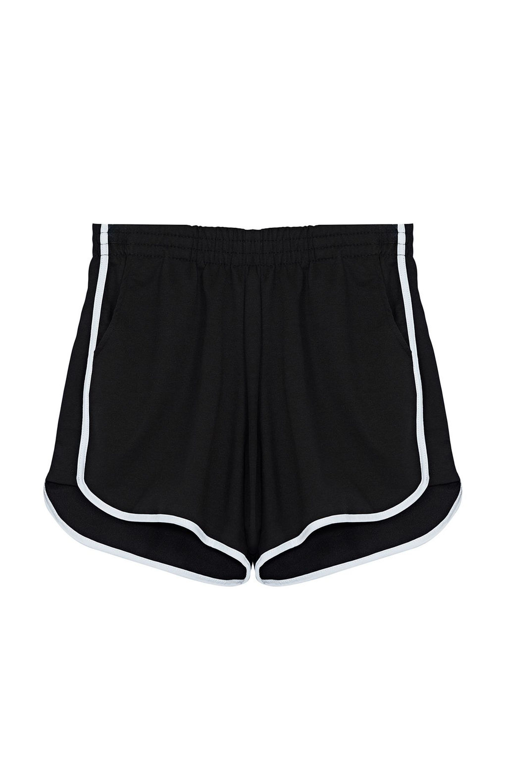 TRENDYOLMILLA Siyah Biye Detayl? Mini Esnek Orme Sort & Bermuda TWOSS24SR00211 фото 12